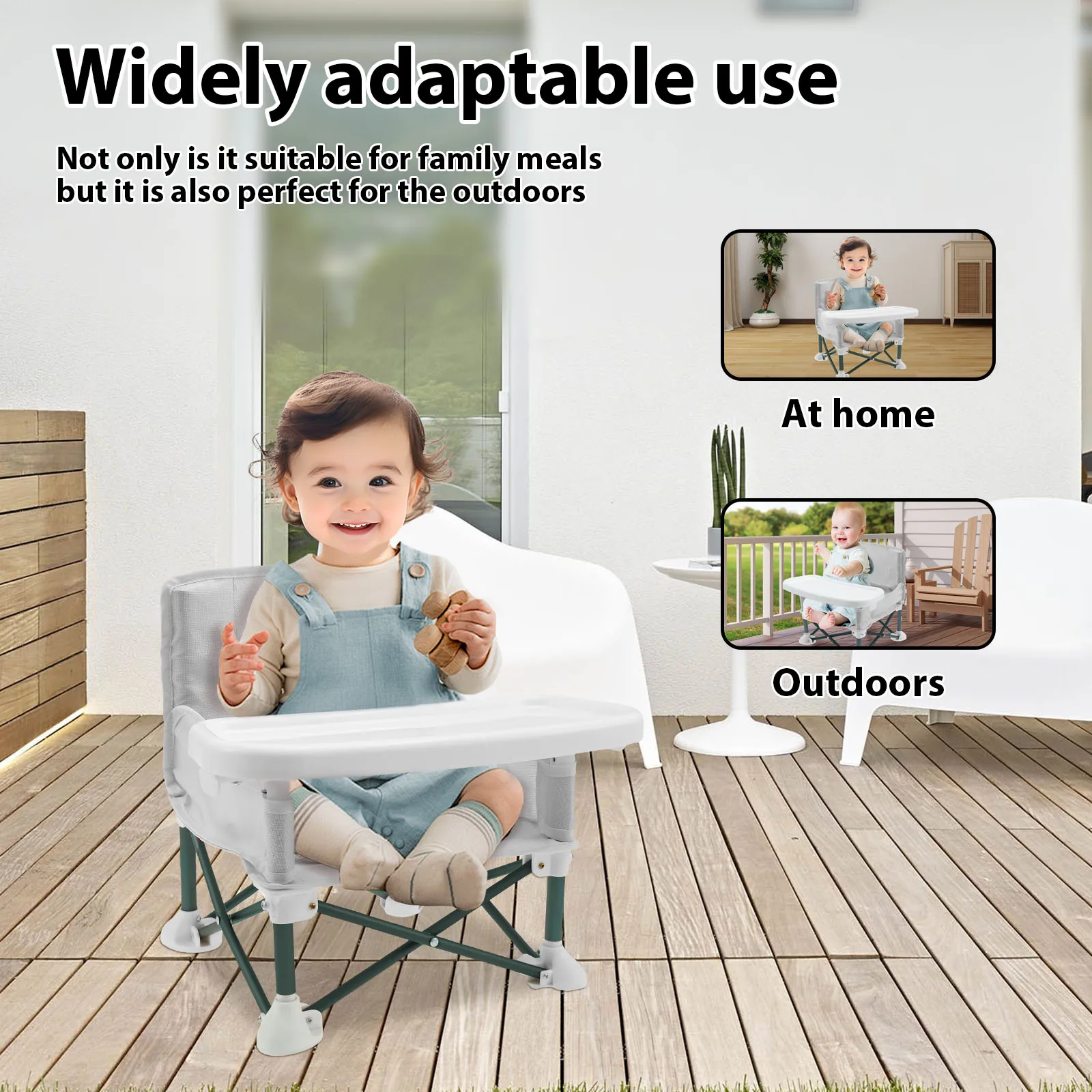 Toddler Booster Seat with Chil - Kids Outdoor Foldable Chair avis et prix