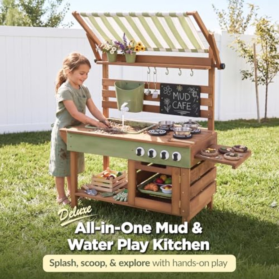 Outdoor mud kitchen for kids:  - Kids Outdoor Kitchen Set avis et prix