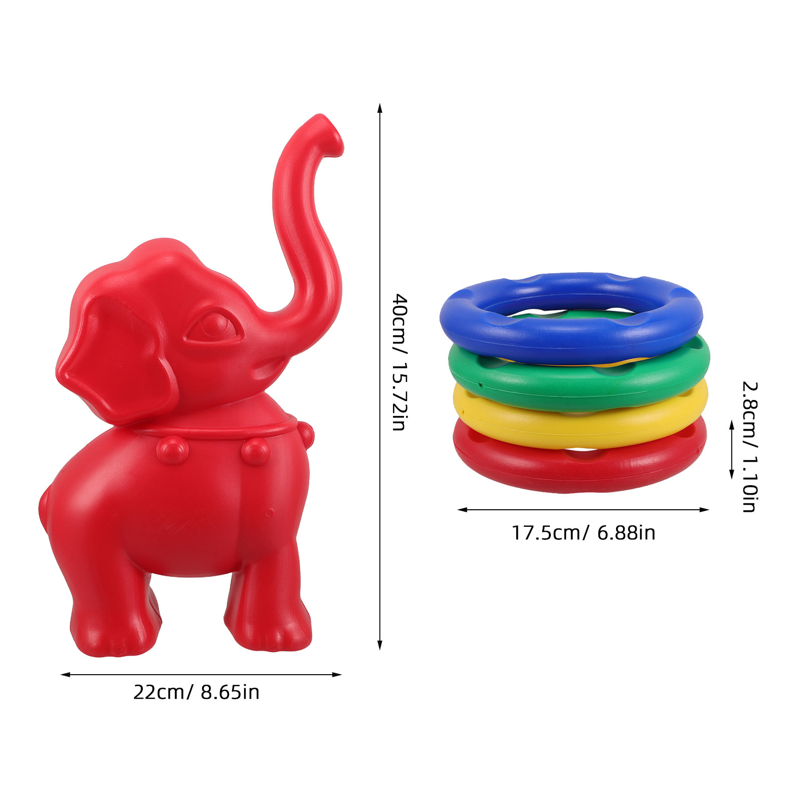 1Set Kids Ring Toss Game Eleph - Kids Outdoor Yard Games avis et prix