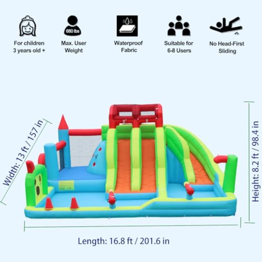 Outdoor inflatable water slide - Kids Outdoor Zone avis et prix