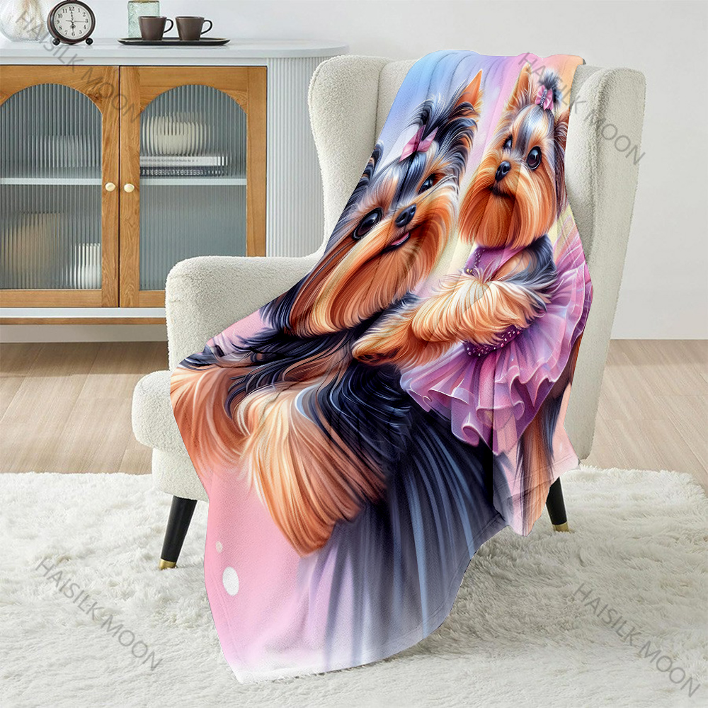 1PC Two Yorkshire Terriers Bla - Outdoor Kids Yorkshire avis et prix