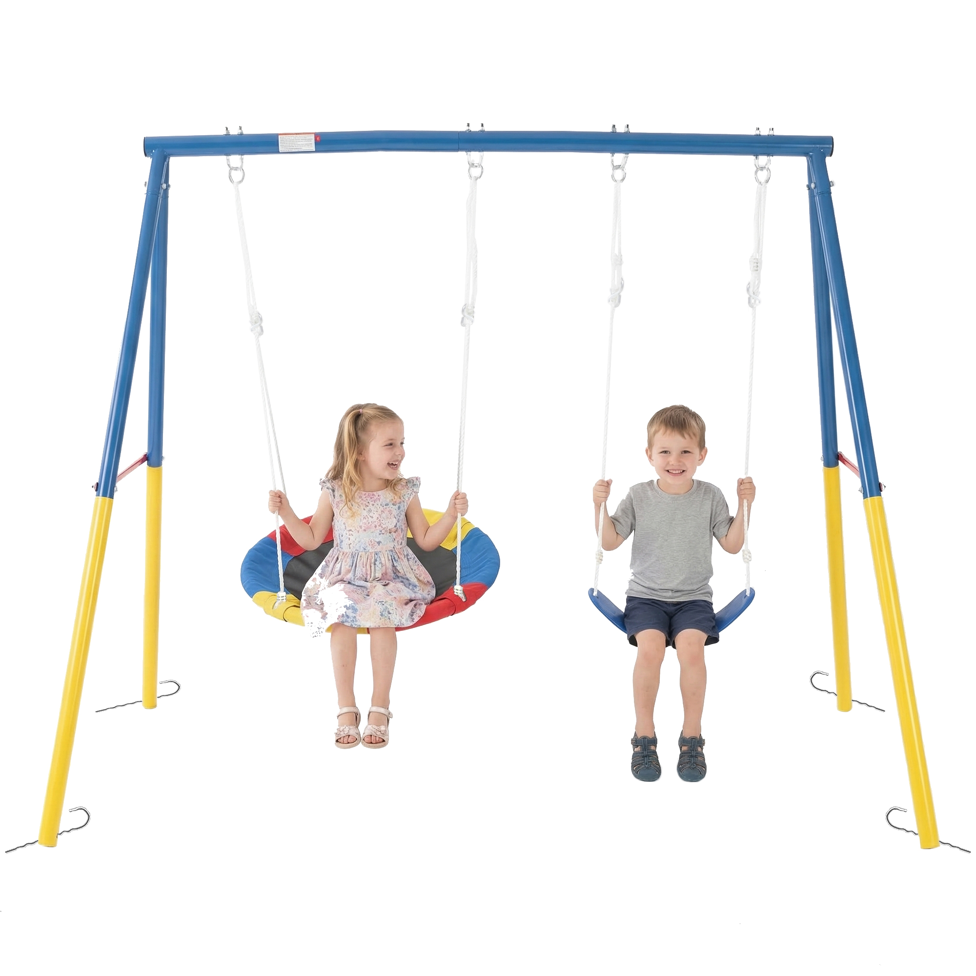 Outdoor Swing Set with Backyar - Kids Outdoor Swing avis et prix