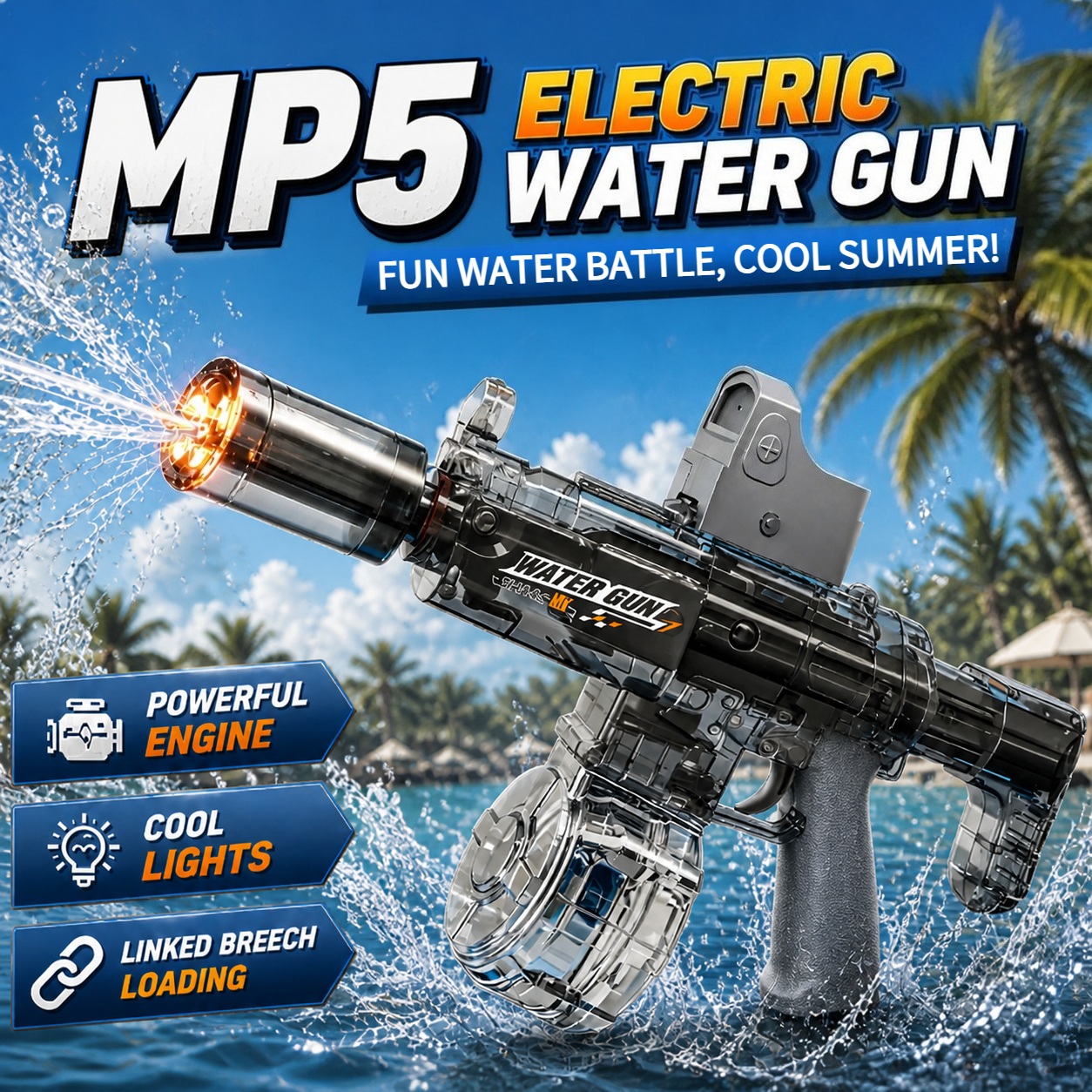 Electric Water Gun Simulation  - Kids Outdoor Yard Games avis et prix