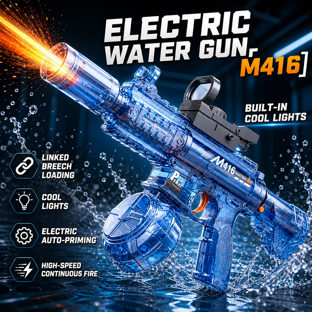 Electric Water Gun Simulation  - Kids Outdoor Yard Games avis et prix