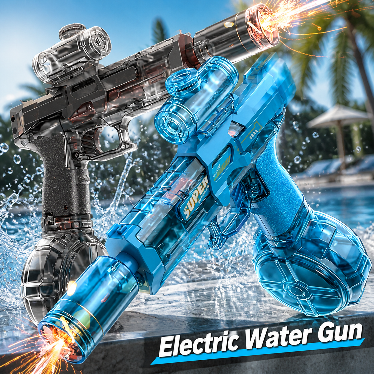 Electric Water Gun Simulation  - Kids Outdoor Yard Games avis et prix