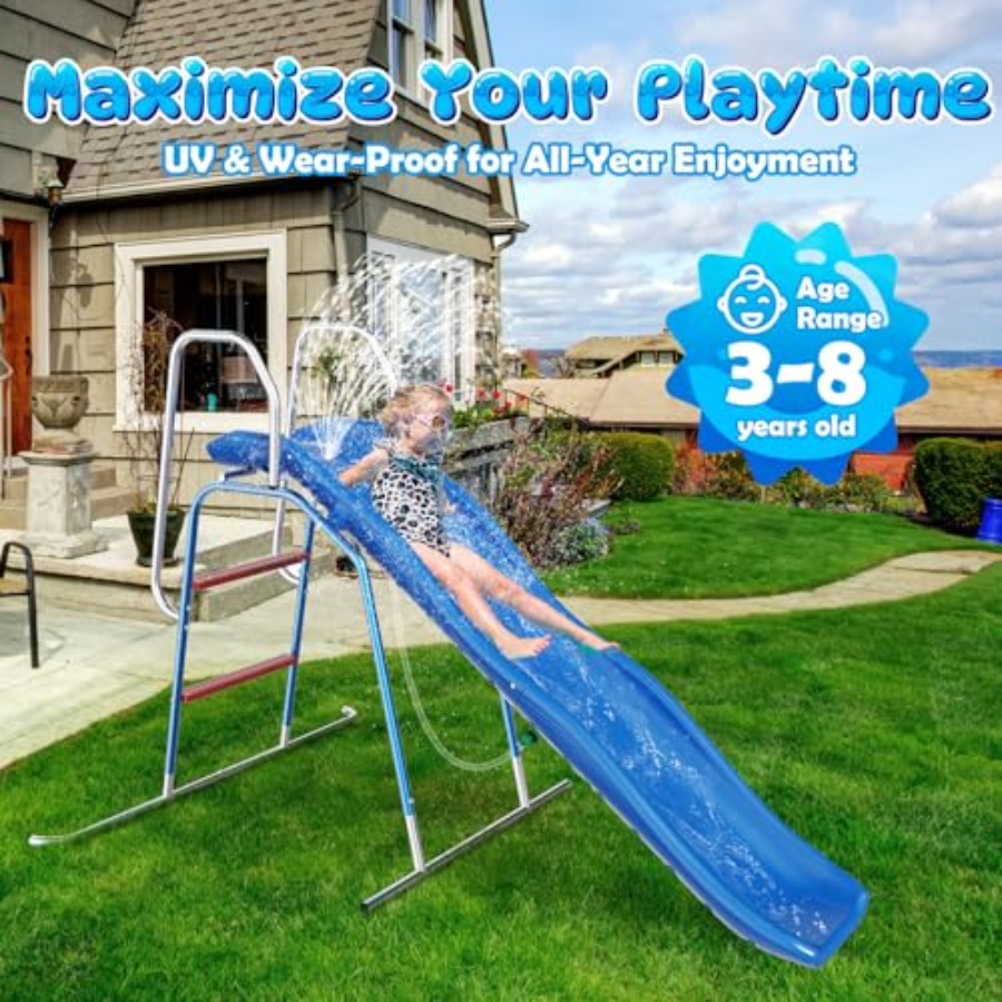 Backyard water slide for kids: - Kids Outdoor Zone avis et prix