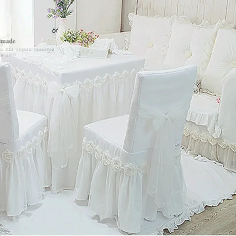 1piece White Princess Lace Tab - Kids Outdoor Dining Table avis et prix