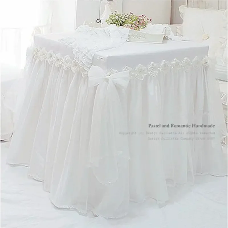 1piece White Princess Lace Tab - Kids Outdoor Dining Table avis et prix