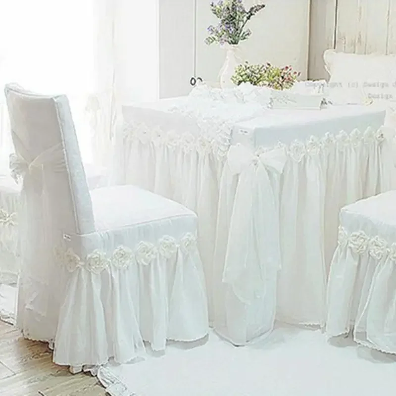1piece White Princess Lace Tab - Kids Outdoor Dining Table avis et prix