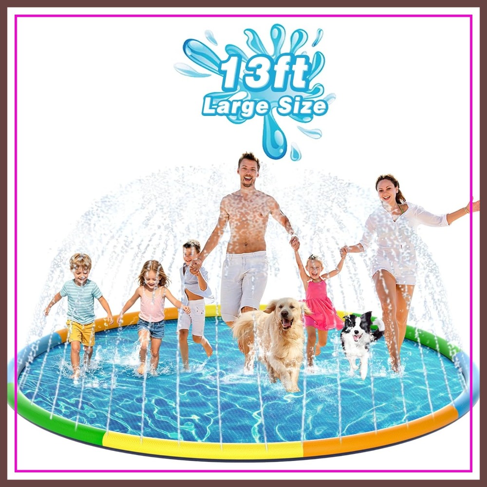 13FT Extra Large Splash Pad, T - Kids Outdoor Water Toys avis et prix